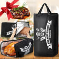 Upgraded BBQ Blanket for Resting Meat - Air Fryer Kitchen Camping Baking Party Essential -Smoker Accessories Brisket Blanket - Insulated Meat Resting Bag with Wide Mouth for Steak/ Pork Shoulder/ Turkey - Birthday Anniversary BBQ Accessories Grilling Gift