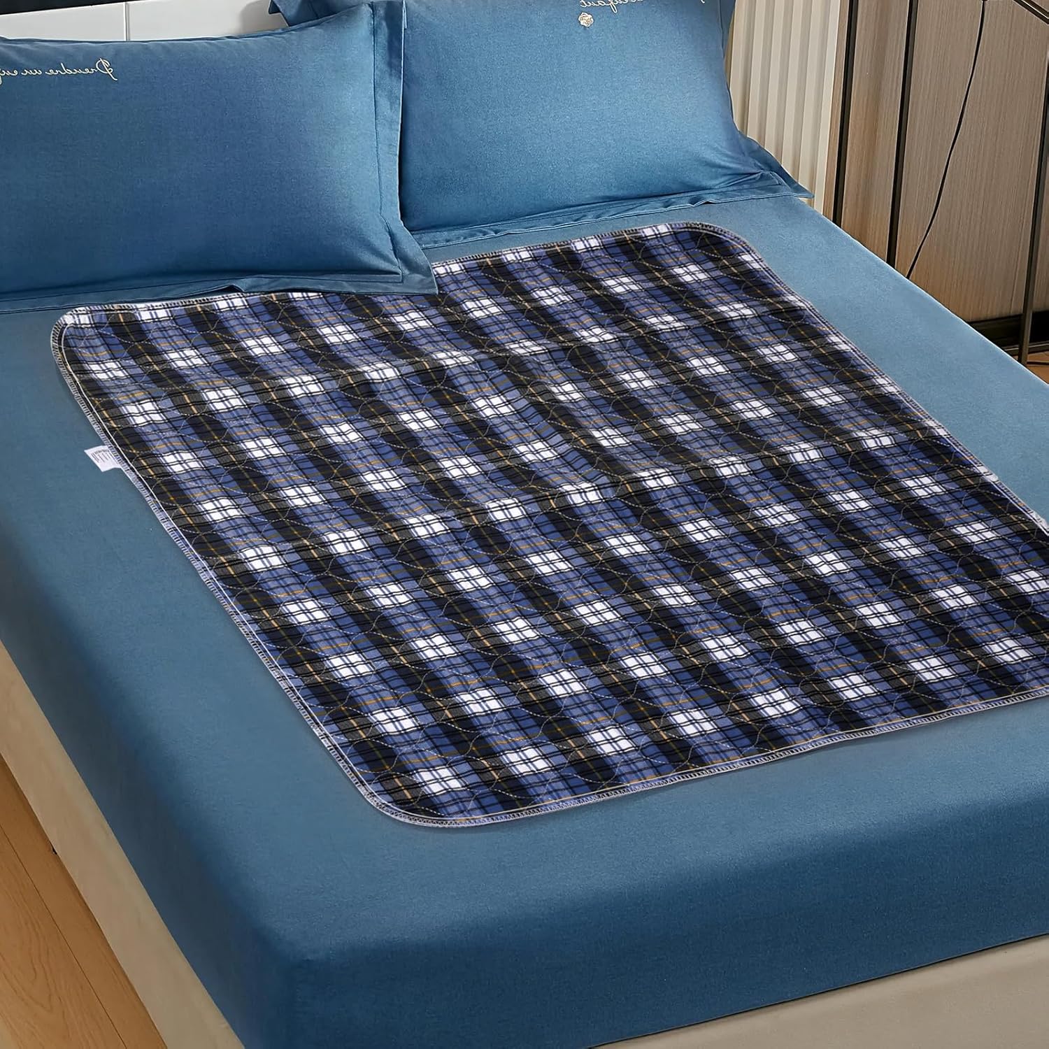Skiennix Non-Slip Bed Pads - Waterproof & Washable Incontinence Solution | 36" x 52" | 2 Pack