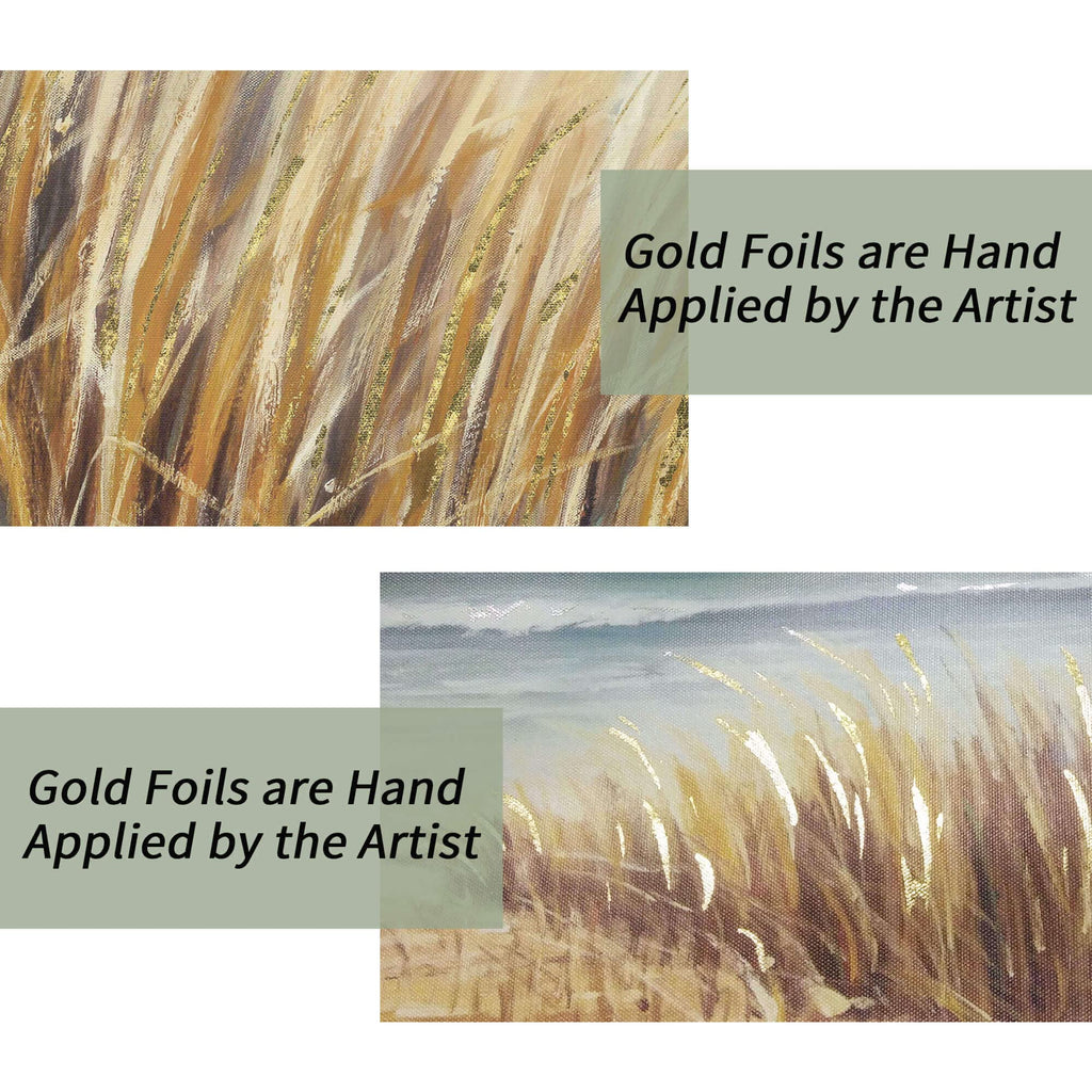 summer melody Coastal Painting Art Ocean Picture - Abstract Seascape Canvas Beach Artwork Modern Seashore Prints for Bedroom Living Room