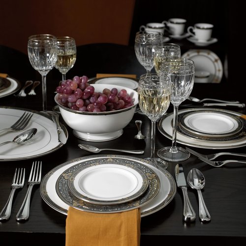 Lenox Vintage Jewel 5 Piece Boxed Set White Dinnerware
