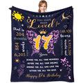 puekrtoa 17th Birthday Gifts for Girls, 17 Year Old Girl Gift Ideas, Birthday Gifts for 17 Year Old Girl, 17 Birthday Decorations for Girls, Best Happy 17th Birthday Blanket 60"X50"