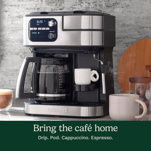 Cuisinart Coffee Center - 4-in-1 Coffee Maker with Single-Serve Pod Compatibility | Black, SS-4N1NAS