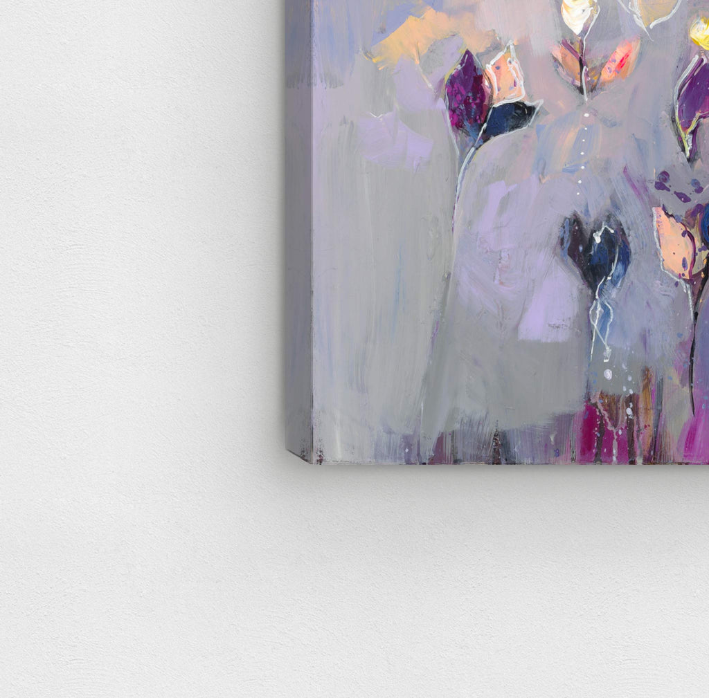 The Oliver Gal Artist Co. Abstract Wall Art Canvas Prints '18366 Michaela Nessim - Infinitely Divine' Home Décor, 24" x 16", Purple, Pink
