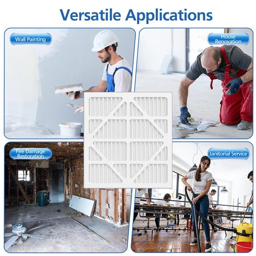5 Pack MERV-10 Filter Replacement, Compatible with AlorAir CleanShield HEPA 550 and Abestorm HEPA 550 Air Scrubber Only – Not for Other 550 Models, Filter Size 14.8"L x 13.7"W x 0.8"H
