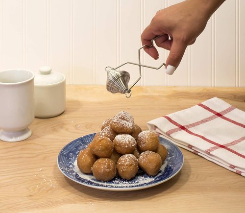 Mrs. Anderson’s Baking Flour Dusting Wand - 18/8 Stainless Steel Mesh, 5 Oz Capacity
