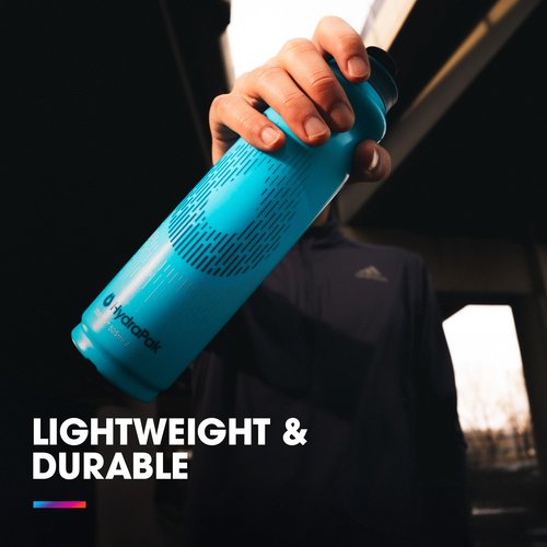 HydraPak Tempo Bottle 3-Pack - Handheld Running Water Bottle (400ml or 525ml) - Made For Runners, Marathon Training & Race Day, Perfect For Hydration, Electrolyte and Nutrition Mixes