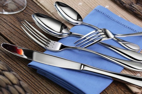 Artaste 56389 Rain 18/10 Stainless Steel Flatware 20-Piece Set, Service for 4