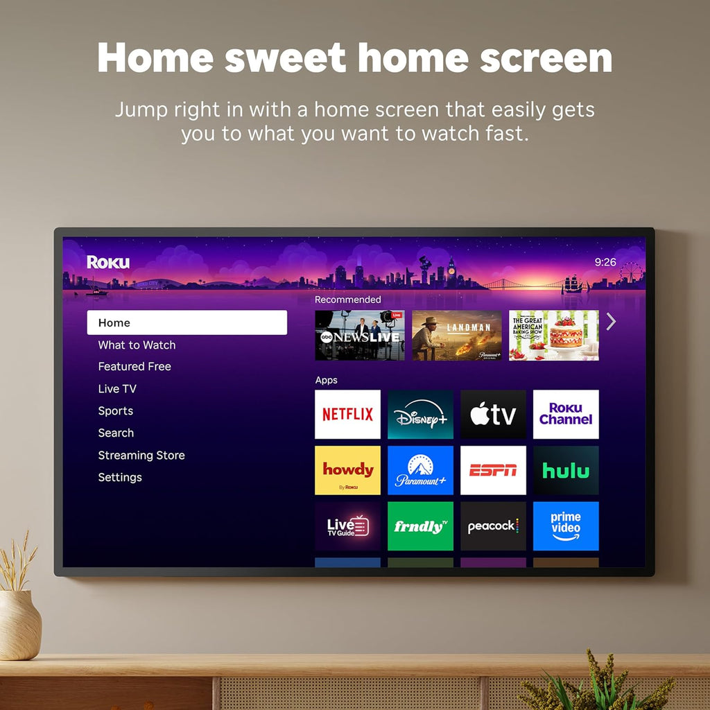Roku Streaming Stick 4K - HDR & Dolby Vision Streaming Device with Voice Remote & Long-Range Wi-Fi