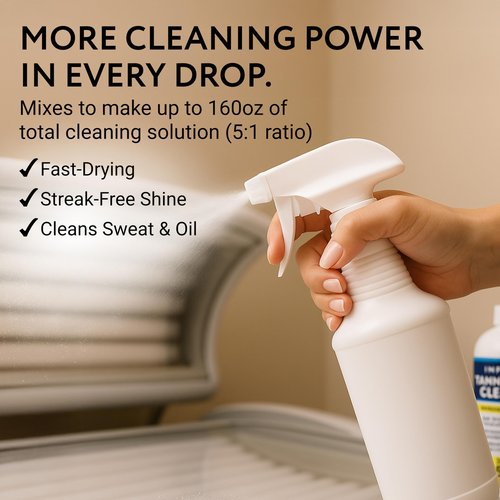 IMPRESA Tanning Bed Cleaner 32oz Professional All Purpose Surface Cleaner Spray for Acrylic Tanning Beds & Booths – Streak-Free, Fast-Drying Cleaner for Salons, Spas & Home Use