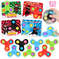 Shemira 24 Pack Valentine's Day Cards for Kids with Fidget Spinners Toys, Sensory Fidget Toys’ for School Classroom Valentine's Gifts Exchange, Spinners Toy for Valentine's Party Favors
