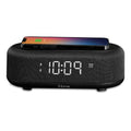 iHome Bluetooth Alarm Clock with Wireless Charger and USB Charging Station, Digital Alarm Clock for Bedrooms, Office, or Dorm (iBTW112)