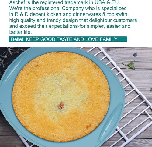 Aschef 7-in-1 Nonstick Silicone Baking Ring | Heat Resistant Bakeware for Muffins, Loaves & More