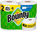 Bounty Select-A-Size Paper Towels - Ultra-Absorbent White Mega Rolls | 2 Rolls = 8 Regular Rolls
