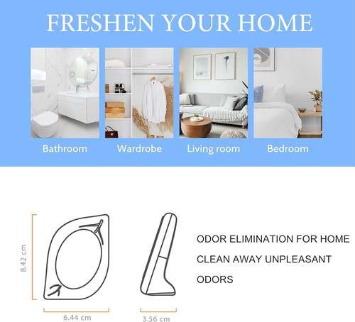 Air Freshener - Odor Eliminator for Home | 4 Pack, Fresh Scent, Lasts Up to 120 Days