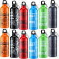SiliFine 12 Pcs 17oz Gaming Water Bottle Sports Insulated Water Bottles with Hook Clip Funny Quotes Aluminum Gamer Iced Coffee Travel Mug for Birthday Video Game Party Favors (Multicolor)