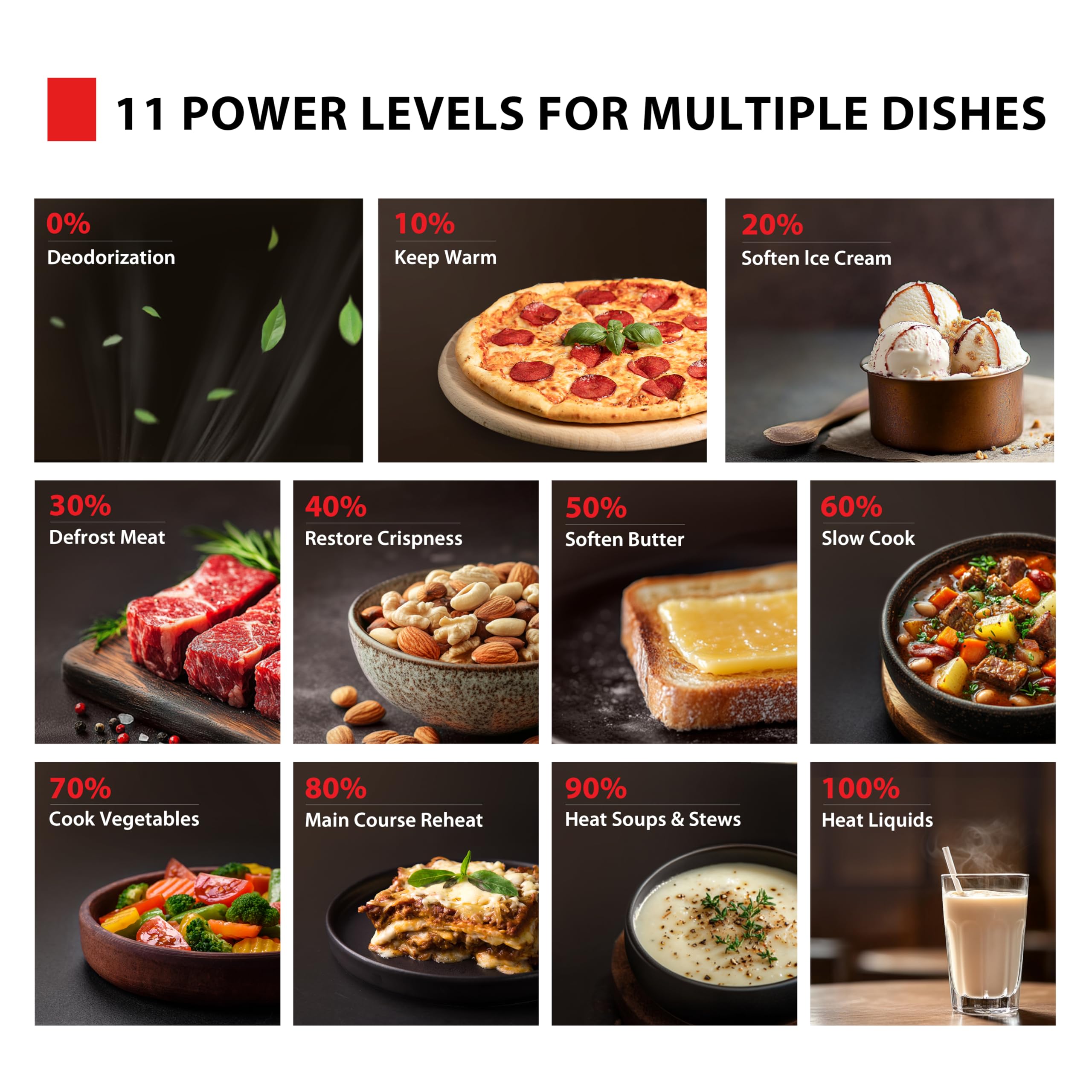 TOSHIBA ML-EM09PA(SS) Small Microwave Oven with 6 Auto Menus, Mute Function, LED Lighting, Countertop Microwave Perfect for Apartments, 0.9 Cu Ft, 10.6 Inch Removable Turntable, 900W, Stainless Steel