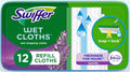 Swiffer Sweep + Mop Wet Pads Refill - All-Purpose Floor Cleaner for Dirt & Dust | Lavender, 12ct