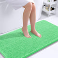 OLANLY Bathroom Rugs - Extra Soft Chenille Bath Mats | Quick Dry, Machine Washable, 44x24, Mint Green
