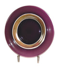 Dale Tiffany AG500284 Melrose Decorative Charger Plate with Stand, 20-Inch Diameter