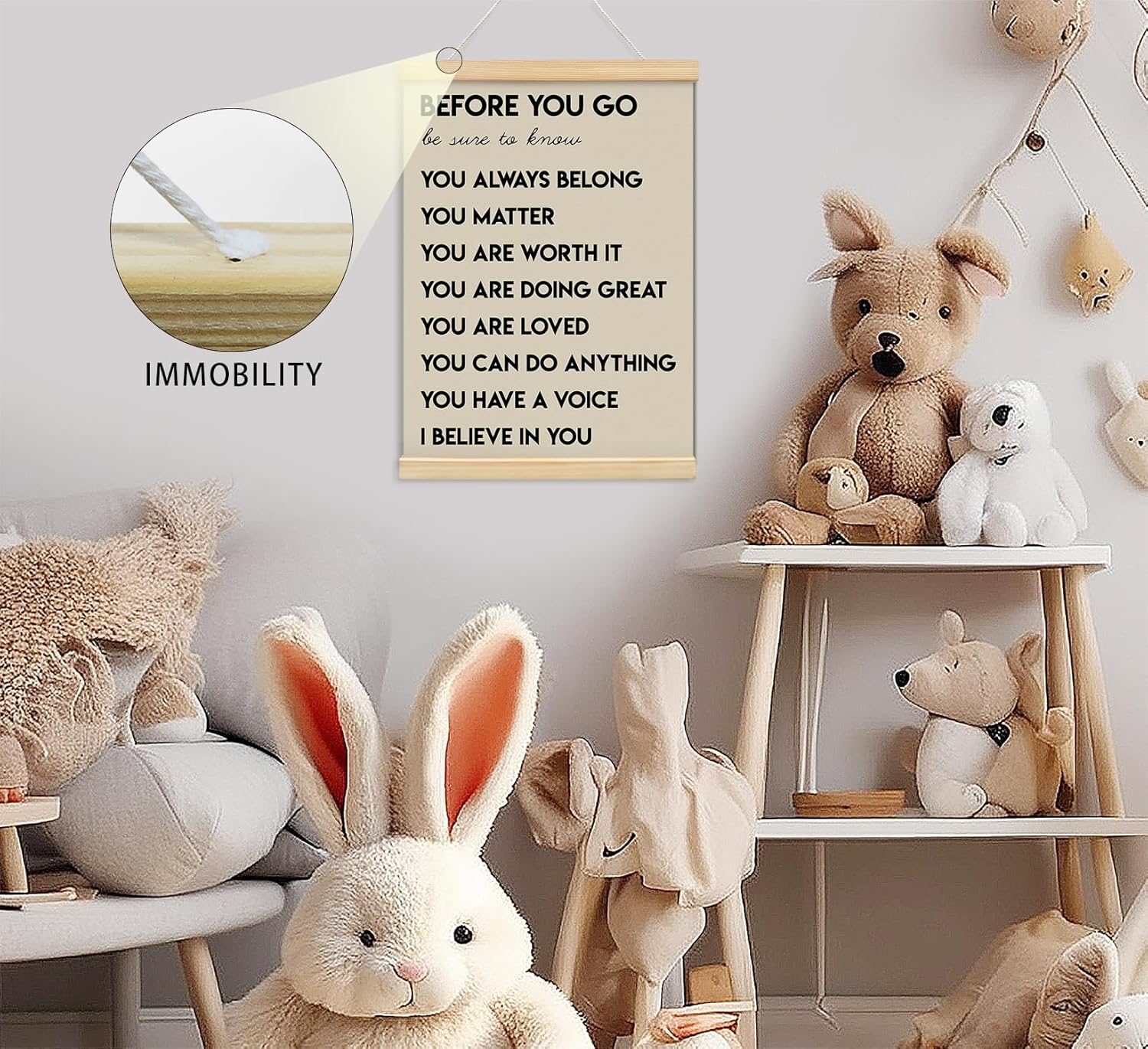 Regine Switzerland Positive Affirmations Wall Art - Inspirational Decor for Office & Classroom | 12x16 In