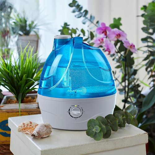 AquaOasis® Cool Mist Humidifier - Quiet Ultrasonic 2.2L Tank for Bedroom & Large Rooms | Adjustable 360° Nozzle, Auto Shut-Off