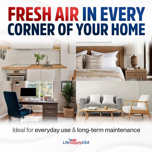 30963 True HEPA Filter Replacement Compatible with Hunter 30709, 30711, 30730, 30752, 30790, 30857, 36710 Air Purifiers by LifeSupplyUSA