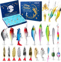 Skiennix Fishing Advent Calendar 2026 - 24 Days of Premium Fishing Lures for Anglers | Xmas Gift Set