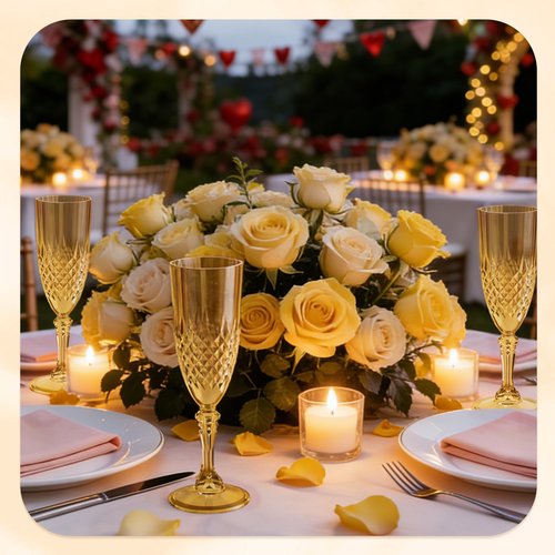 HTTBEIZI Plastic Champagne Flutes 7oz, Reusable Drinking Glasses Cups Goblets Shatterproof Unbreakable, for Wedding Party Mimosa Bar Easter (48, Gold)