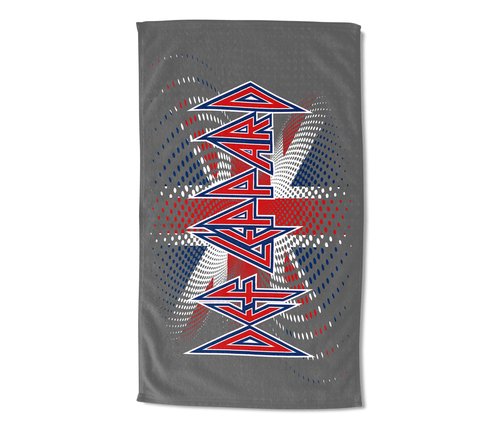 Northwest Def Leppard Dots to Dots Beach Towel, Quick-Dry, Soft & Absorbent Lightweight Travel Essentials for Pool or Bath, 40 x 72 inches