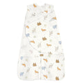 HALO 100% Cotton Sleepsack Swaddle - 3-Way Adjustable Wearable Blanket, TOG 1.5, Forest Friends, Newborn (0-3 Months)