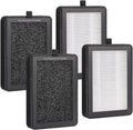 Levoit LV-H128 Replacement Filter - 3-in-1 True HEPA Filtration System | 4 Pack Compatible with LV-H128, PUURVSAS, ROVACS