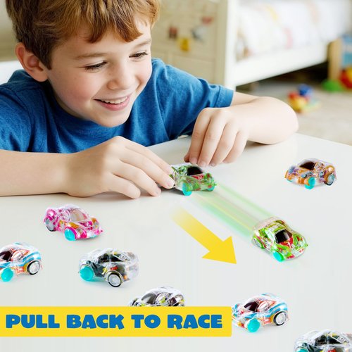 JOYIN 50 Pcs Mini Pull Back Cars, Bulk Toy Cars Party Favors for Kids 8-12, Treasure Box Prizes for Classroom, Pinata Stuffers, Goodie Bags Stuffers, Birthday Gifts Carnival Prizes