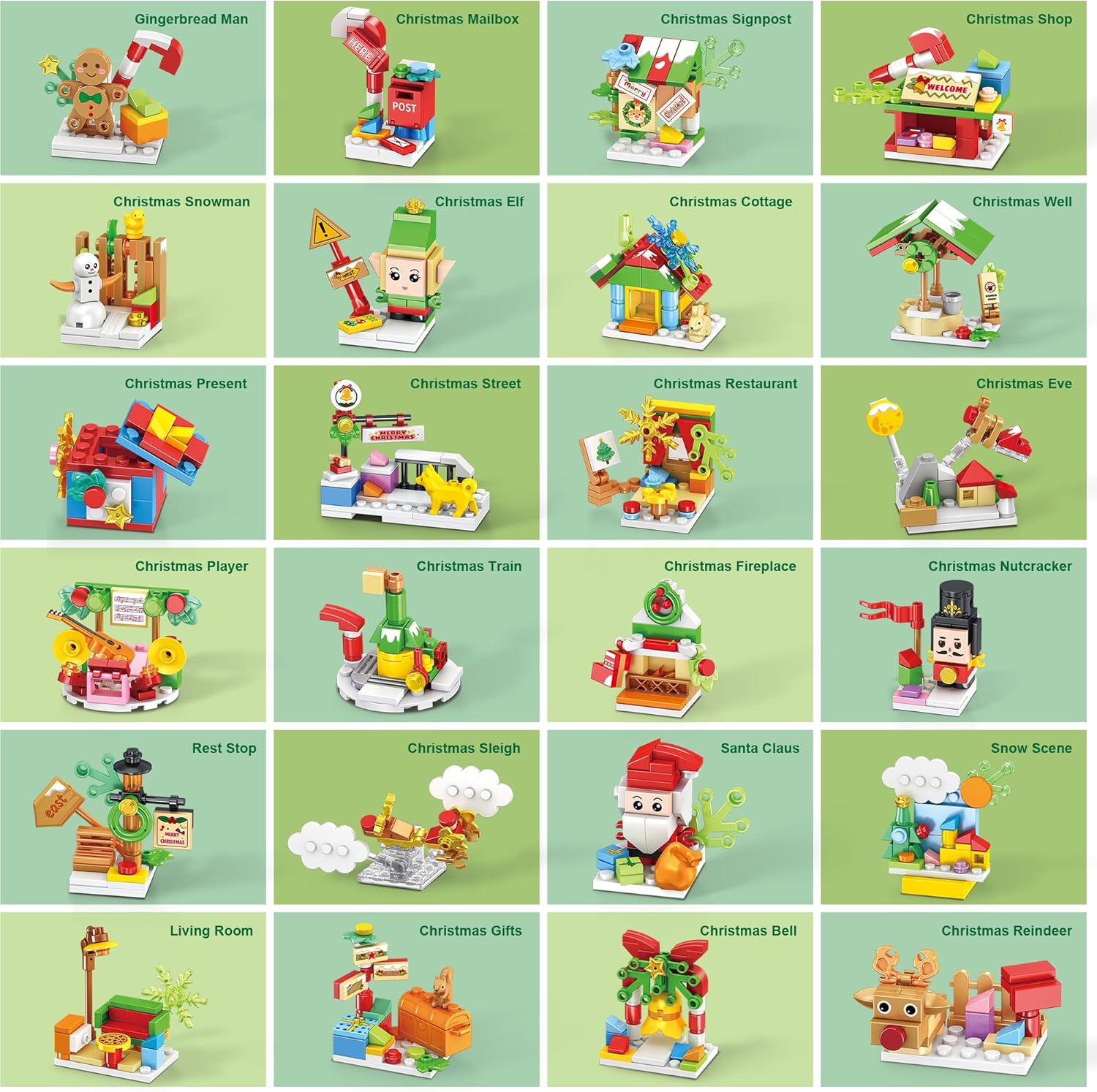 Santa’s Workshop Advent Calendar 2025 - 24-in-1 Holiday Countdown Gift for Kids Ages 6+