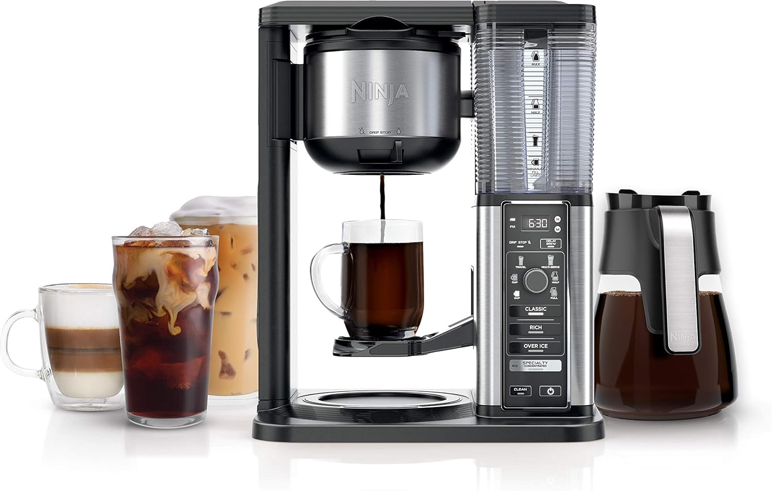 Ninja Specialty Coffee Maker - Hot & Iced Coffee with 6 Brew Styles | 10-Cup Carafe, Black