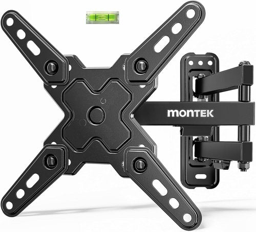 monTEK Full Motion TV Wall Mount Bracket - Swivel & Tilt for 13-43 Inch TVs | Max VESA 200x200mm, 44lbs Capacity