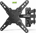 monTEK Full Motion TV Wall Mount Bracket - Swivel & Tilt for 13-43 Inch TVs | Max VESA 200x200mm, 44lbs Capacity