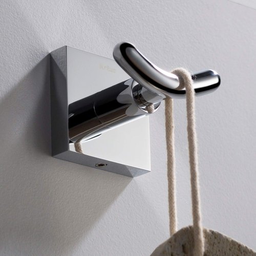 Kraus Ventus Bathroom Robe and Towel Double Hook, Chrome Finish, KEA-17702CH