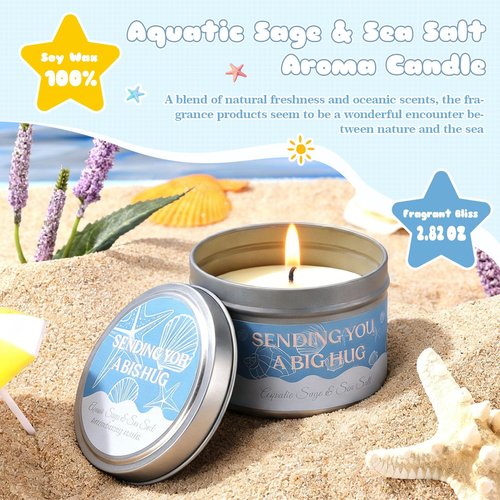 Mothers Day Gifts for Mom ,Ocean Self Care Gift Set,Relaxing Spa Gift Baskets for women,Birthday Gifts Get Well Gift Care Package for Women New Mom Wife Grandma