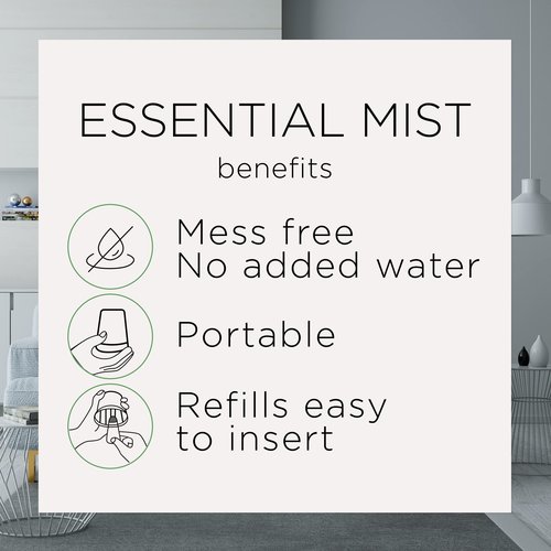 Air Wick Essential Mist Starter Kit (Diffuser + Refill), Pumpkin Spice, Fall scent, Fall spray, Essential Oils Diffuser, Air Freshener