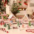Valery Madelyn Christmas Village Set - Battery Operated Gingerbread House Decorations | 17-Piece Holiday Collection