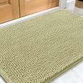OLANLY Dog Door Mat - Absorbent Non-Slip Chenille for Muddy Paws | 30x20, Quick Dry, Vanilla