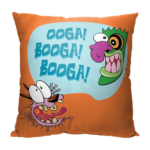 Northwest Cartoon Network - Courage The Cowardly Dog Pillow, 18" x 18", OOGA Booga
