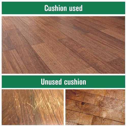 Trash Can Mat, Silicone Material with Non-Slip Particles to Prevent Trash Can Movement and Protect Floors, Raised Edges to Prevent Spills, Suitable for Kitchen, Living Room, Bedroom (11.8"x18.9")