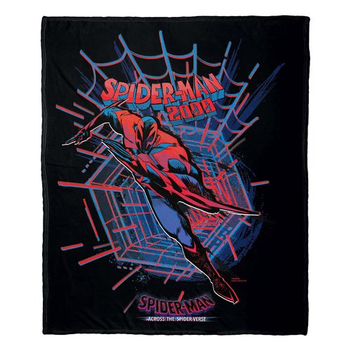 Northwest Spider-Man Silk Touch Throw Blanket, 50" x 60", Spiderman 2099