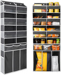 Over The Door Organizer by Extra Large | Heavy-Duty 8 Compartment Design with Clear Pockets - 57 Inch Height
