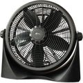 Alera 16" Super-Circulation Tilt Fan - 3-Speed Plastic Design in Sleek Black Finish