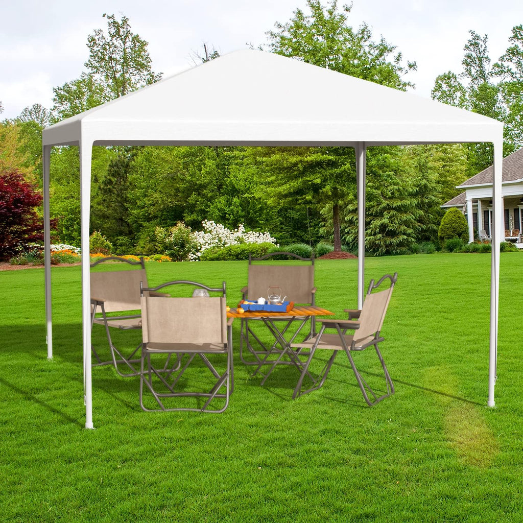 Skiennix 10x10 Waterproof Gazebo Canopy - Durable Outdoor Patio Tent for Weddings & BBQs