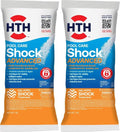 HTH Pool Shock - Cal Hypo Formula for Swimming Pool Care | 1lb | Pack of 2 | Advanced Formula
