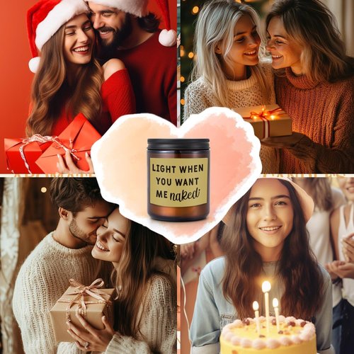 Scented Candle Men Women Newly Wed Engaged Engagement Married Wedding Day Registry Newlyweds Christmas Couple Groom Him Gifts Cute Accessories Funny Items Unique Cool Stuff Who Have Everything