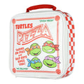 INTIMO TMNT Lunch Box Nickelodeon Teenage Mutant Ninja Turtles Oven Fresh Turtles Pizza Box Lunch Bag Tote 9"